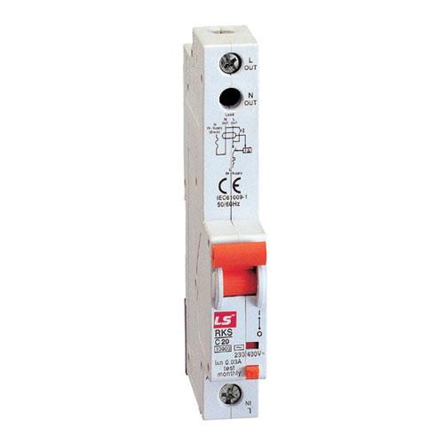 RCBO LS 1P-N 25A 30mA 10KA ( RKS 1P-N )
